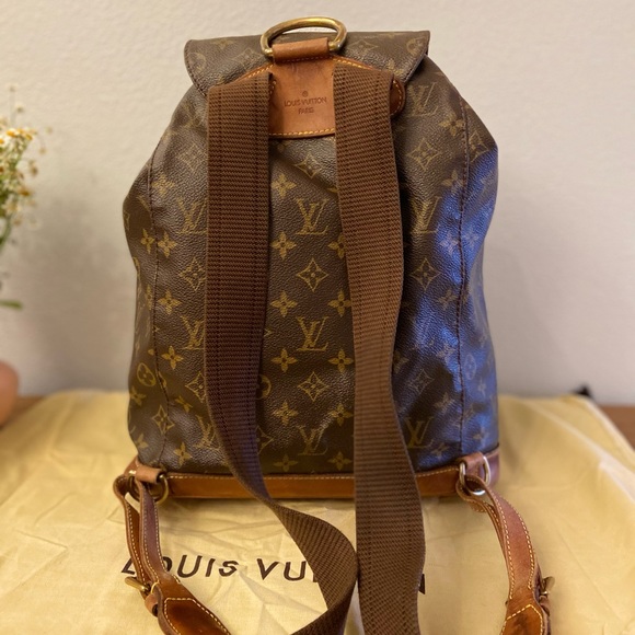 ♥️ LOUIS VUITTON Montsouris GM Backpack ? AUTH main image 13